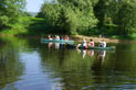 Canoeing on the river Wye - activities for Longlands, Hay on Wye