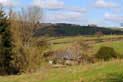 Fields surrounding Longlands cottage near Hay on Wye