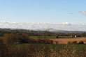 View from Longlands cottage to rent in Hay on Wye